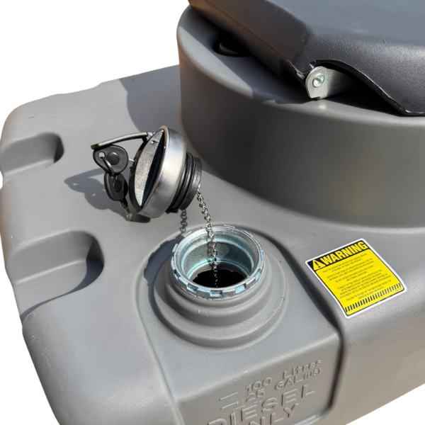 Zbiornik polietylenowy do transportu diesla ON/HVO100 100L 12V z licznikiem i filtrem - Autotechma YDIES100L-12C
