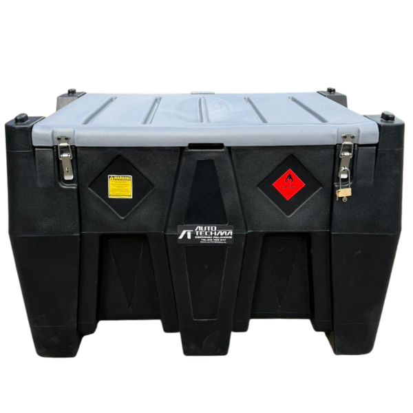 Zbiornik polietylenowy do transportu diesla ON/HVO100 440L 12V z licznikiem i filtrem - Autotechma YDIES440L-15C