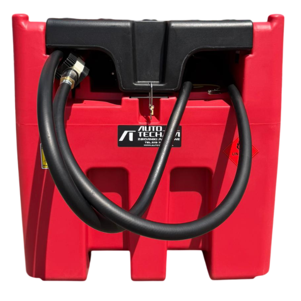 Zbiornik polietylenowy do transportu benzyny PB 400L 12V z licznikiem ATEX i filtrem - Autotechma YFUEL400L-AH
