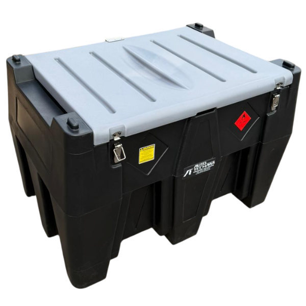 Zbiornik polietylenowy do transportu diesla ON/HVO100 440L 12V z licznikiem i filtrem - Autotechma YDIES440L-15C