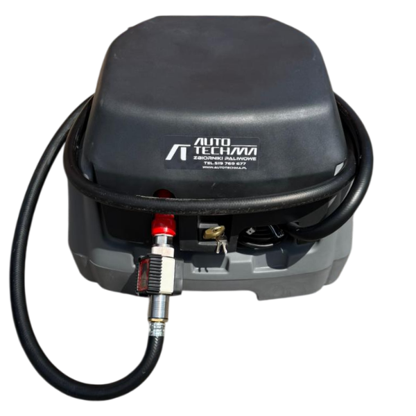 Zbiornik polietylenowy do transportu diesla ON/HVO100 100L 12V z licznikiem i filtrem - Autotechma YDIES100L-12C