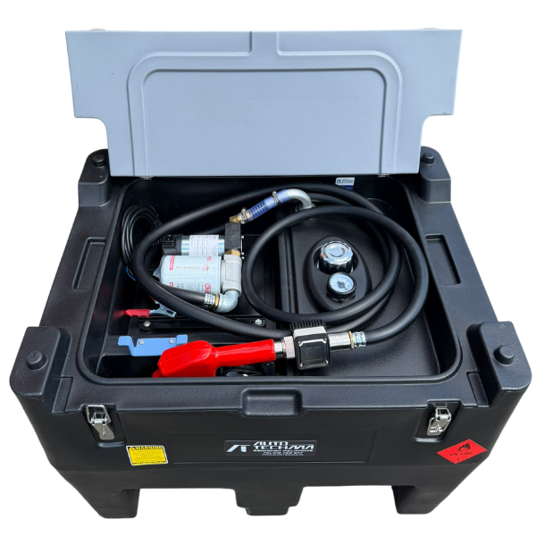 Zbiornik polietylenowy do transportu diesla ON/HVO100 240L 12V z licznikiem i filtrem - Autotechma YDIES240L-M